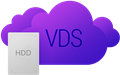 VDS/VPS с большим диском, где много места на HDD/SSD
