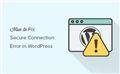 How to Fix Secure Connection Error in WordPress