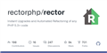 GitHub - rectorphp/rector: Instant Upgrades and Automated Refactoring of any PHP 5.3+ code