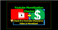 YouTube Monetization Checker