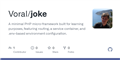 GitHub - Voral/joke: A minimal PHP micro-framework built for learning purposes, featuring routing, a service container, and .env-based environment configuration.