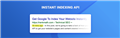 Instant Indexing for Google