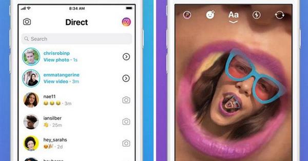 Instagram начинает тестовый запуск собственного мессенджера Direct