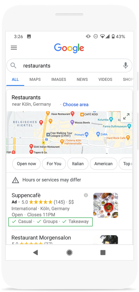 Google Ads добавил новые функции для локальной рекламы