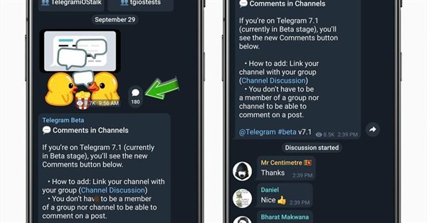 Telegram объявил о добавлении поддержки комментариев в каналах