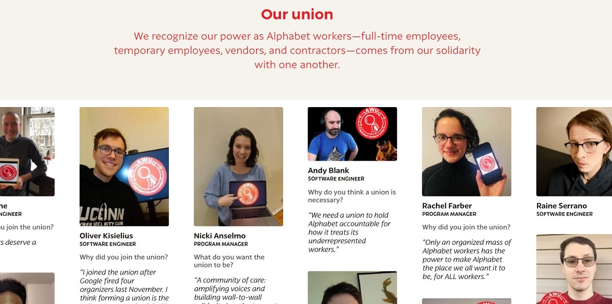 Работники Alphabet создали профсоюз
