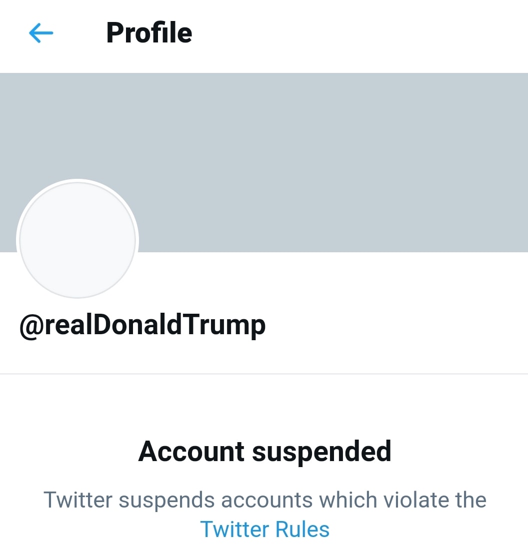 Twitter навсегда заблокировал аккаунт Дональда Трампа