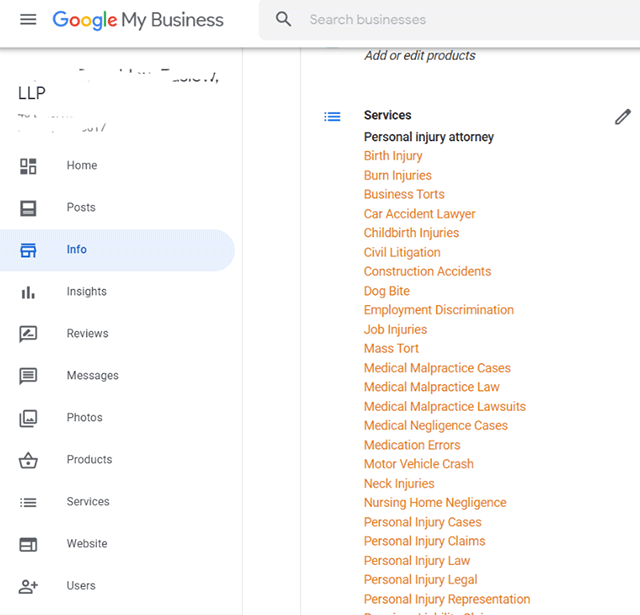 Google Мой бизнес начал автоматически заполнять раздел «Услуги»