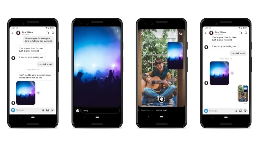 Facebook обновил функционал Messenger и Instagram Direct