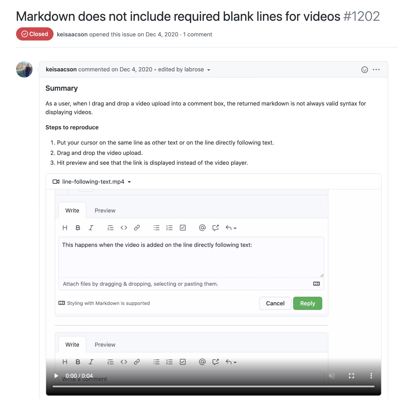 В GitHub появилась возможность загрузки видео