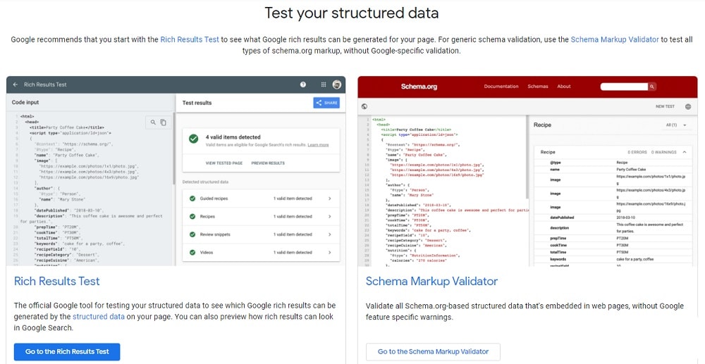 Google запустил новую страницу для проверки структурированных данных