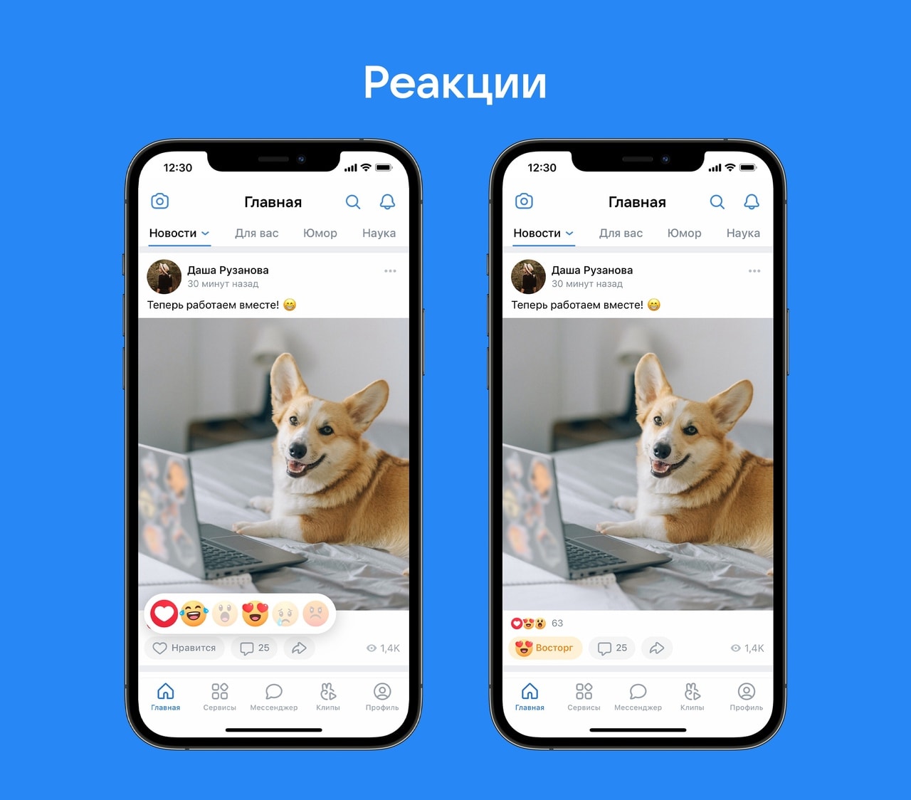 ВКонтакте появились «Реакции»