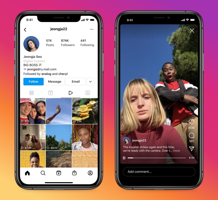 Facebook представил новый формат видеорекламы Instagram In-Stream