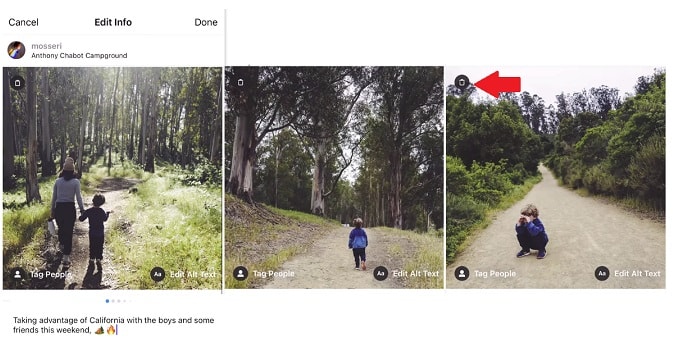 Instagram разрешил удалять отдельные фото и видео из каруселей