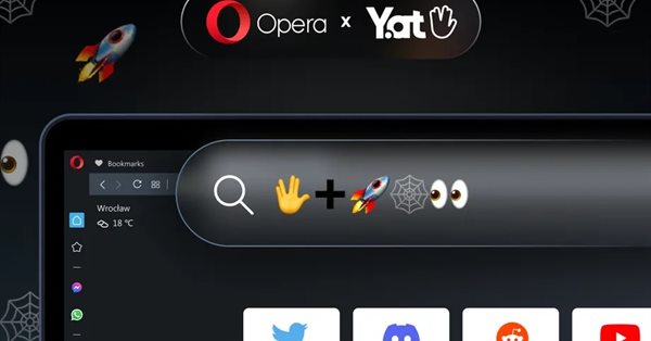 Opera теперь поддерживает URL-адреса из эмодзи