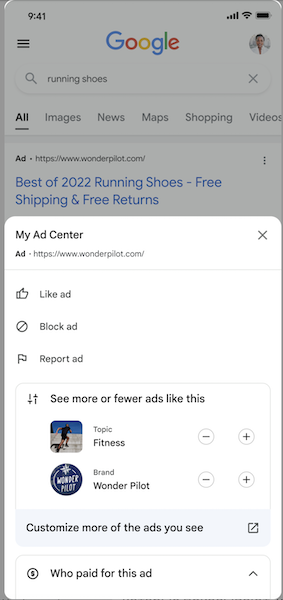 Google запустил новый инструмент для управления рекламными предпочтениями — My Ad Center
