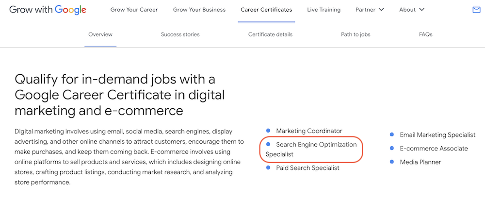 Google вводит сертификацию для SEO-специалистов