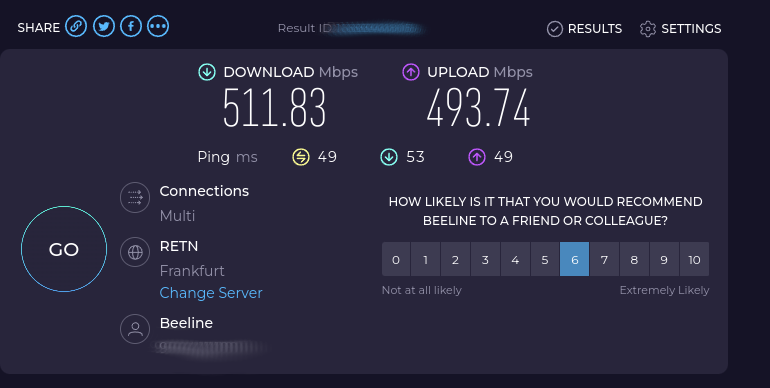 результат теста