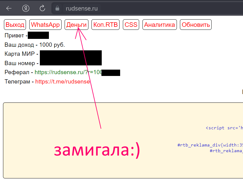 Рудсенс монетизация