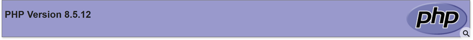 PHP 8.5.12